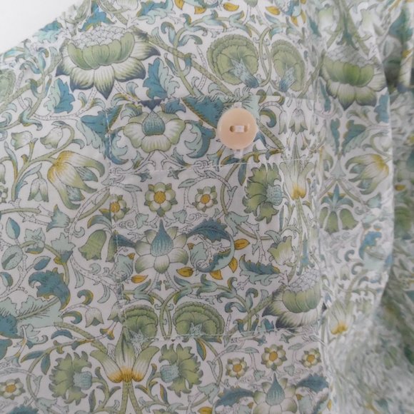 J. Crew Liberty London Peasant Lodden Paisley Cotton Casual Shirt Top Blouse XS - Picture 4 of 12